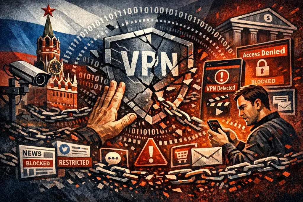 Russia Tightens VPN Access as Online Controls Spread